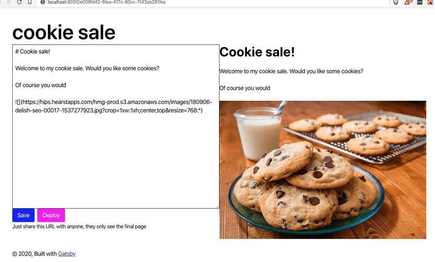 page editor